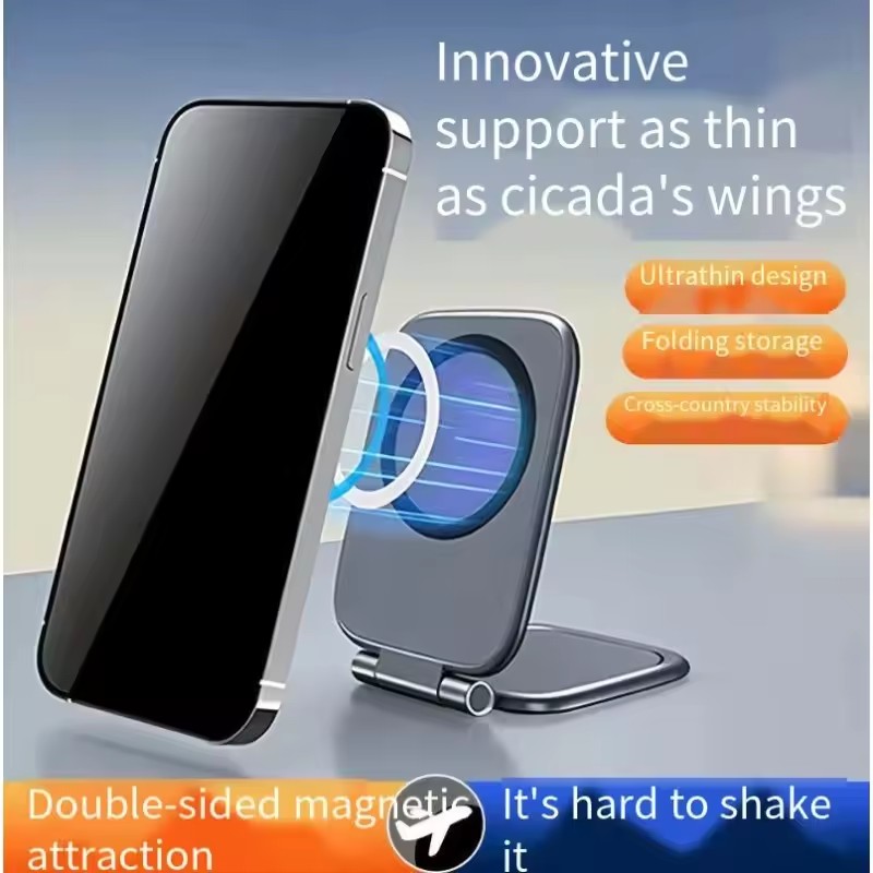 Car Accessories Phone Holder - Magnetische telefoonstandaard Autotelefoonhouder Ultradunne opvouwbare sterke