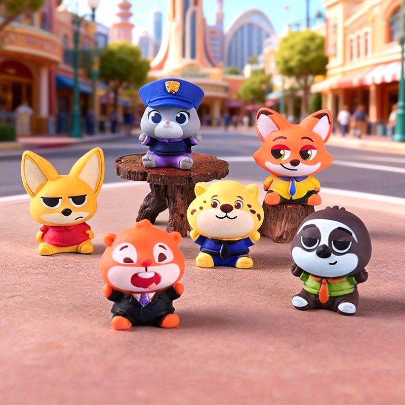 Car Accessories Dashboard - Zootopia harsfiguurtje, kleine auto dashboard decoratie,
