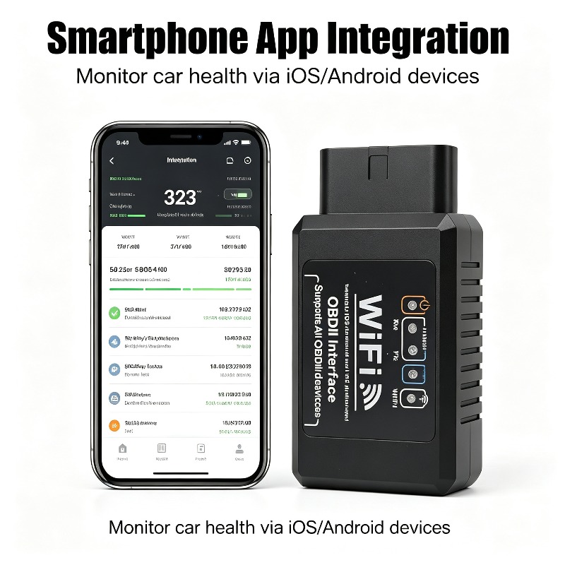 Obd2 Scanner - Diagnostisch hulpmiddel Draadloze auto OBDII-codelezer WIFI