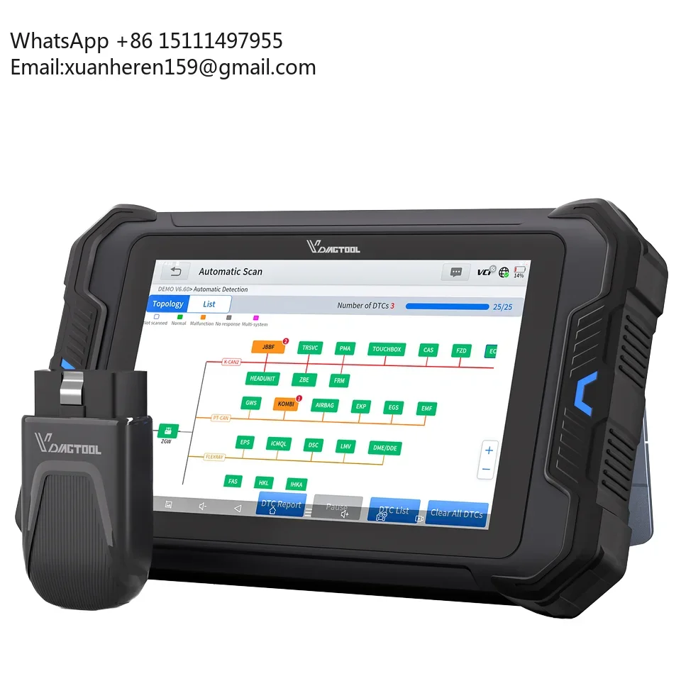 Obd2 Scanner - VDIAGTOOL VD80BT 2025 Nieuwe Beste OBD2