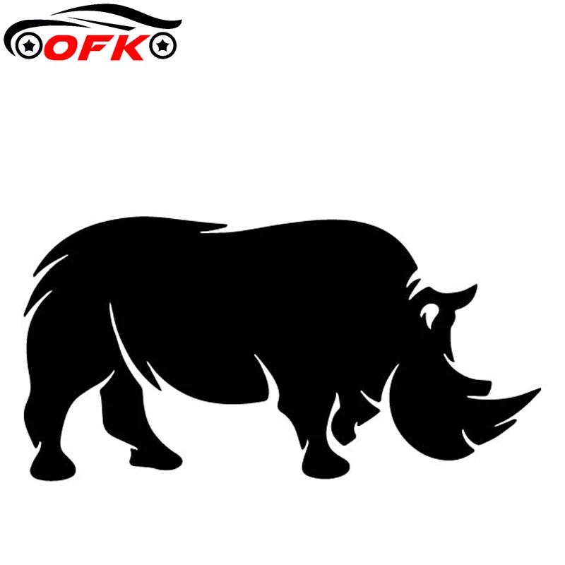 Car Accessories Quotes - Een Stevige Neushoorn Patroon Auto Sticker