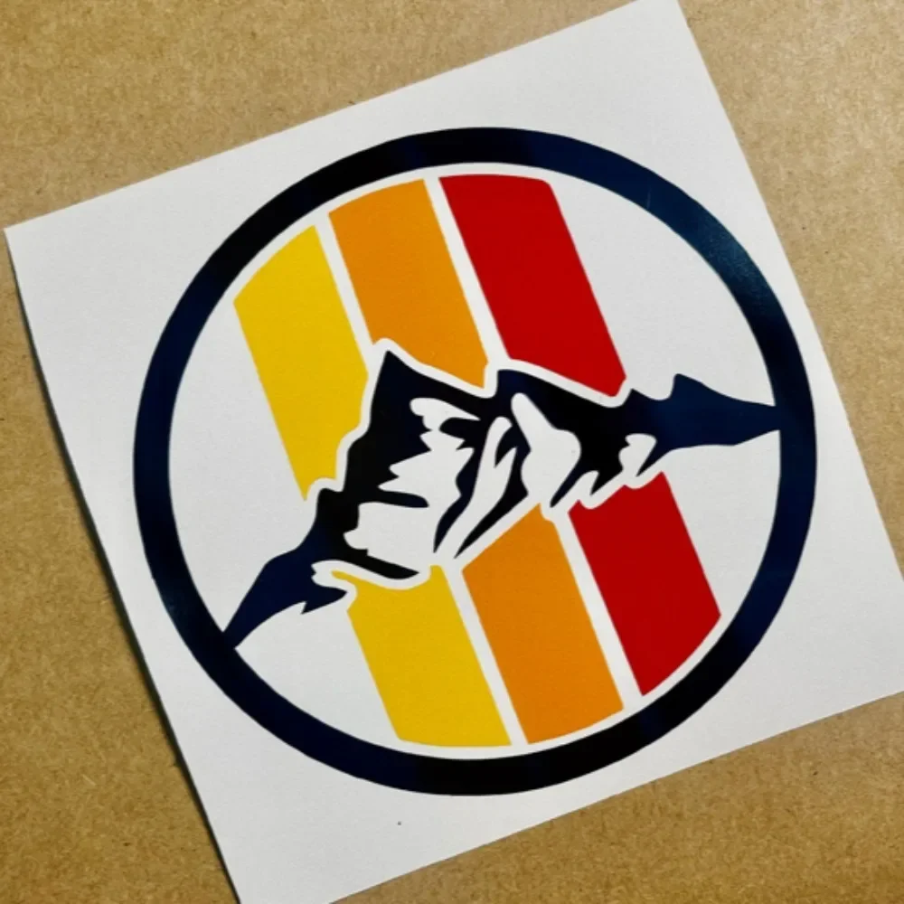 Car Accessories Quotes - Trio Kleur Retro Racing Strepen Regenboog