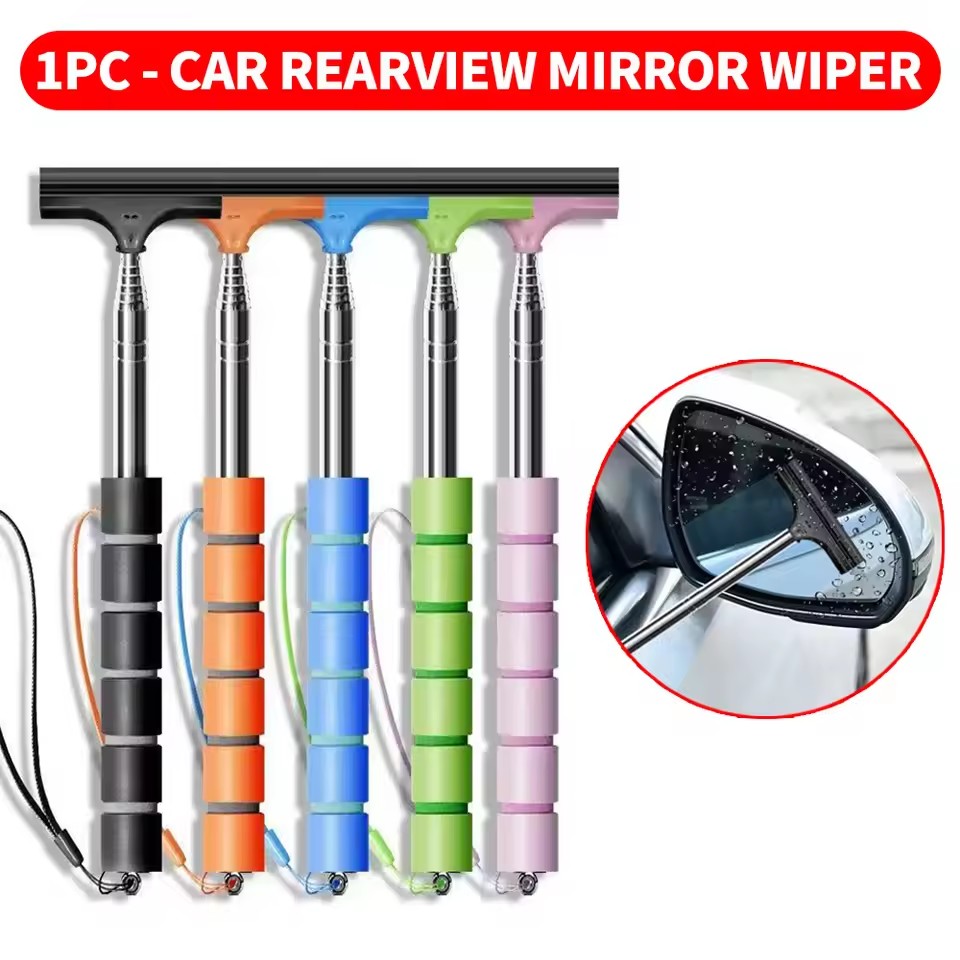 Car Accessories Gifts - Achteruitkijkspiegel Ruitenwisser Intrekbare draagbare rubberen wisser