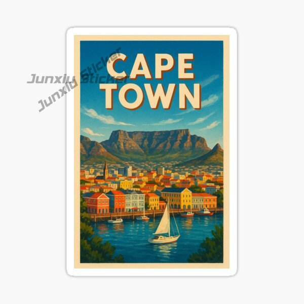 Car Accessories Cape Town - Kaapstad Zuid-Afrika Wetgeving Hoofdstad Vlag Schilderachtige