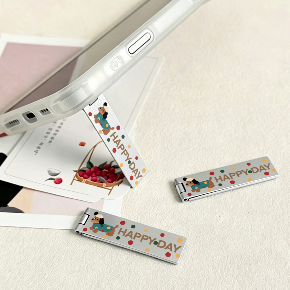 Car Accessories Phone Holder - Ultradunne onzichtbare telefoonstandaard, opvouwbare achterkantsticker, mobiele