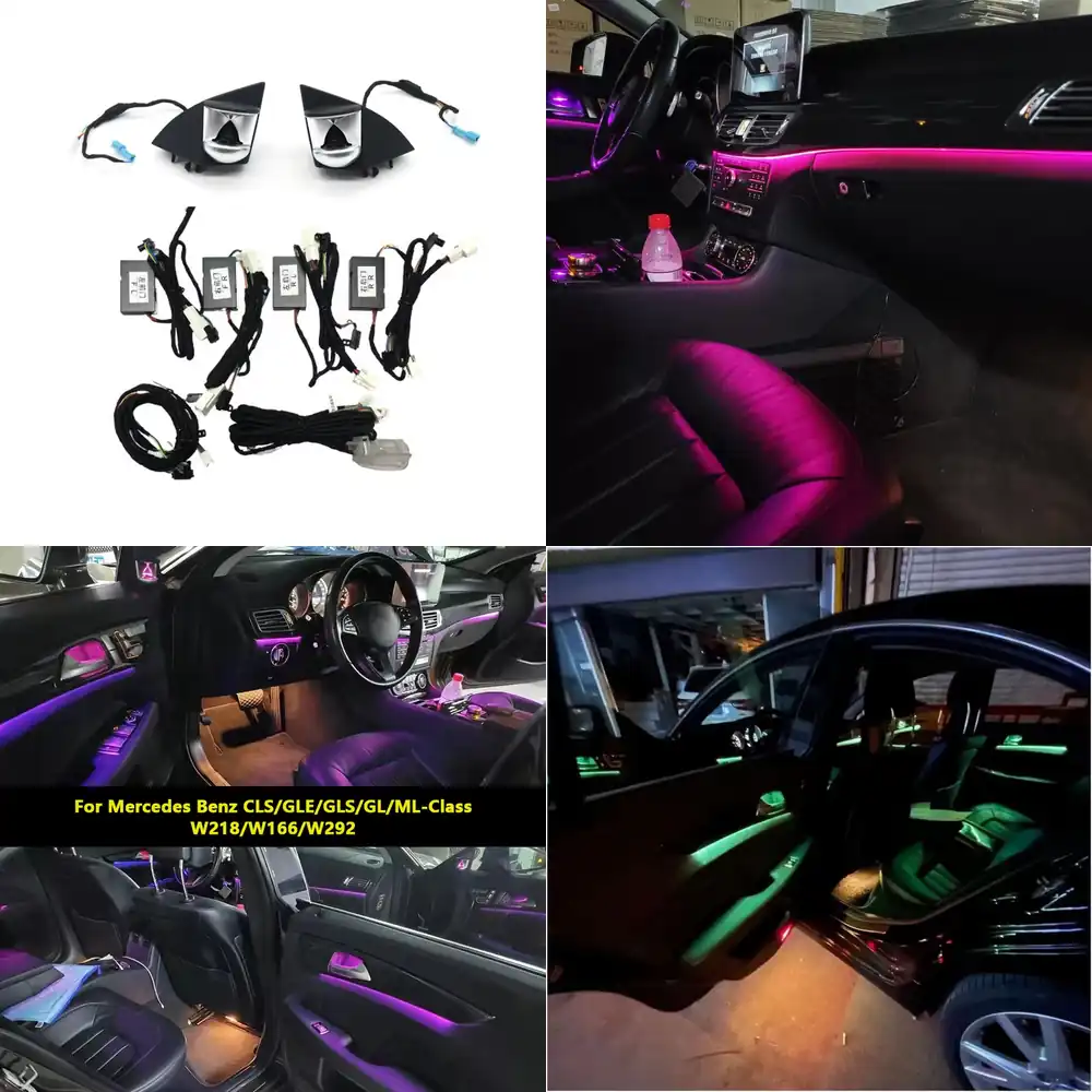 Led Interior Ambient Light - A-Pillar Hourglass Tweeter 12-kleuren LED interieur