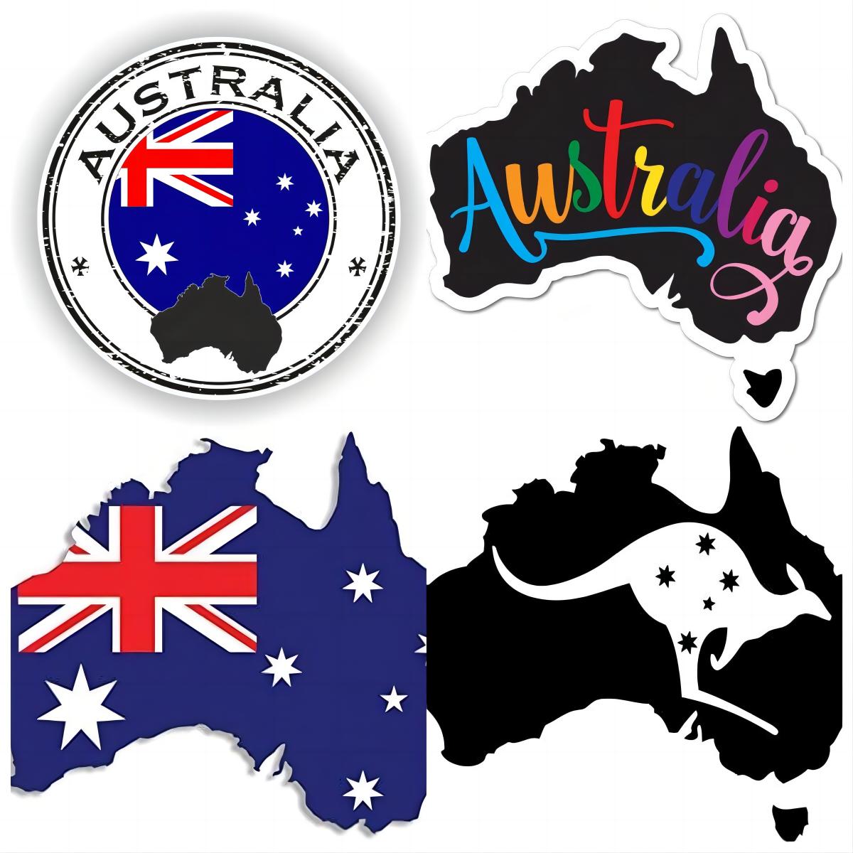 Car Accessories Australia - Australië vlag sticker en sticker auto-accessoires