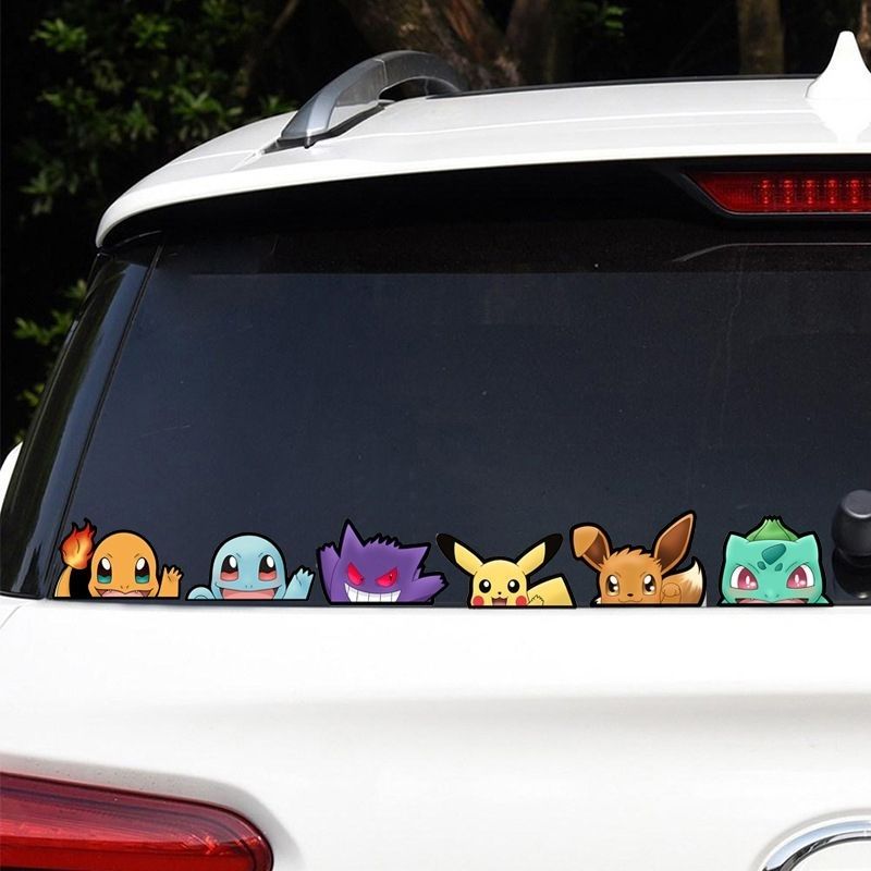 Car Accessories Gifts - Pokémon auto raamsticker, Pokémon Gengar auto