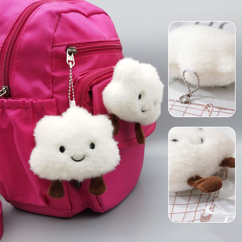 9Cm Schattige Pluche Witte Wol - Car Accessories Papar recensie en prijs