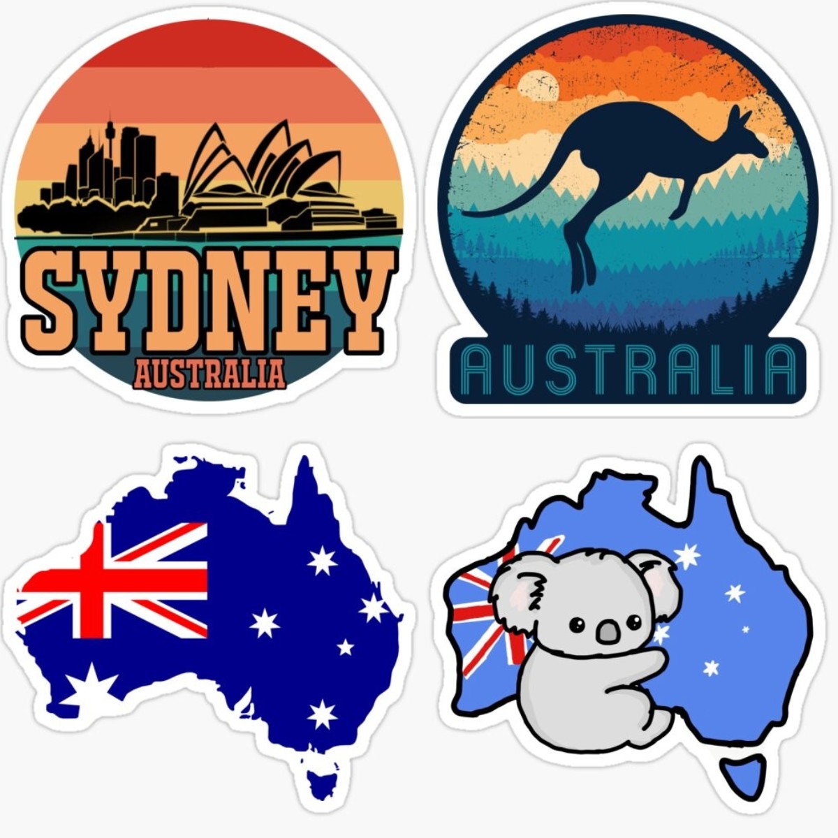 Australië Kaart Bumper Sticker - Car Accessories Australia recensie en prijs