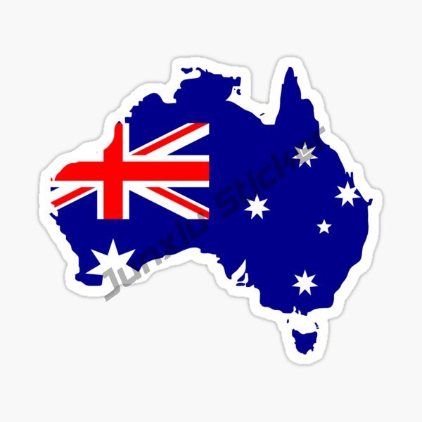 Australië Kaart Bumper Sticker - Car Accessories Australia recensie en prijs
