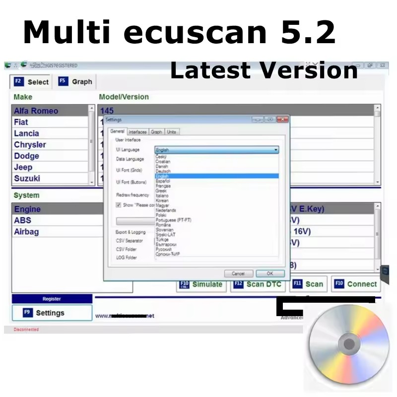Nieuwste Multiecuscan V5.2 Ger - Obd2 Scanner recensie en prijs