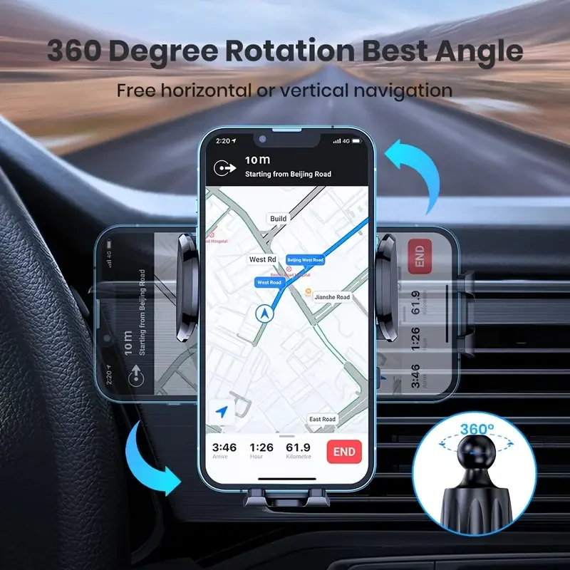 Universele auto-airvent telefo - Car Accessories Phone Holder recensie en prijs
