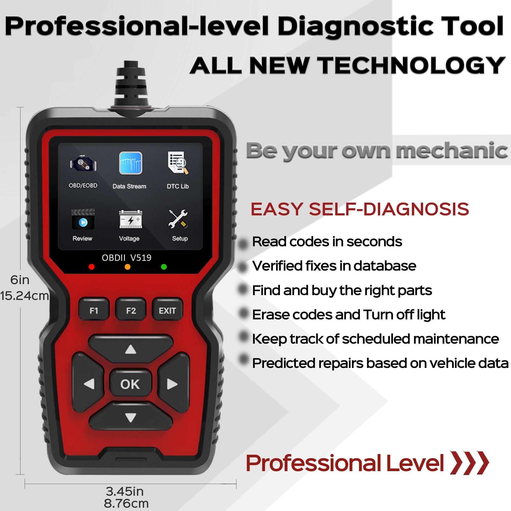 Professionele V519 OBD2 Scanne - Obd2 Scanner recensie en prijs