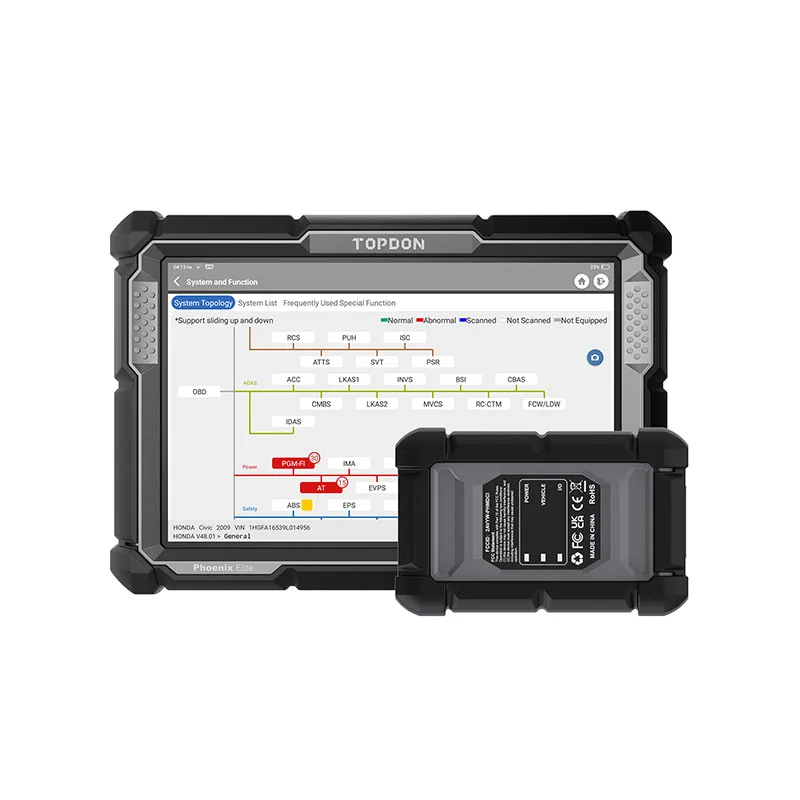 TOPDON PHOENIX ELITE Auto Ecu  - Obd2 Scanner recensie en prijs