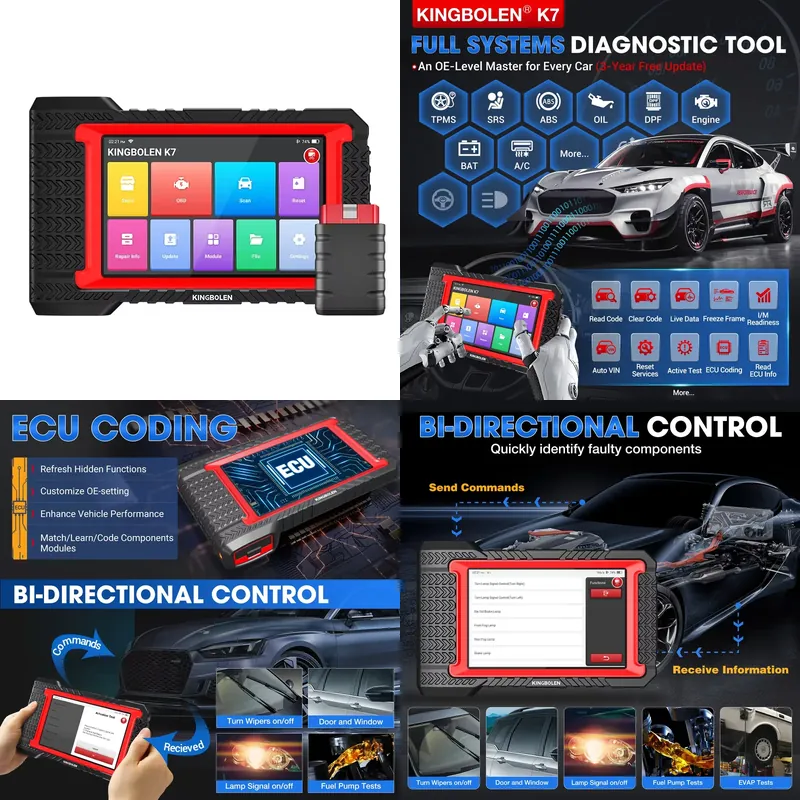 Kingbolen K7 Automotive Scanne - Obd2 Scanner recensie en prijs