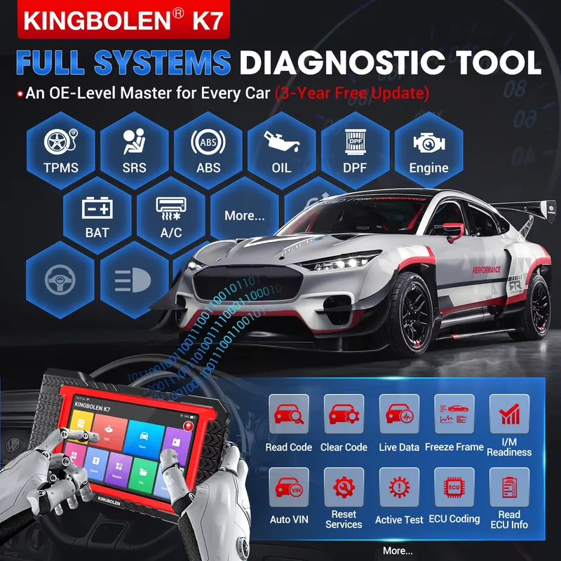 Kingbolen K7 Automotive Scanne - Obd2 Scanner recensie en prijs
