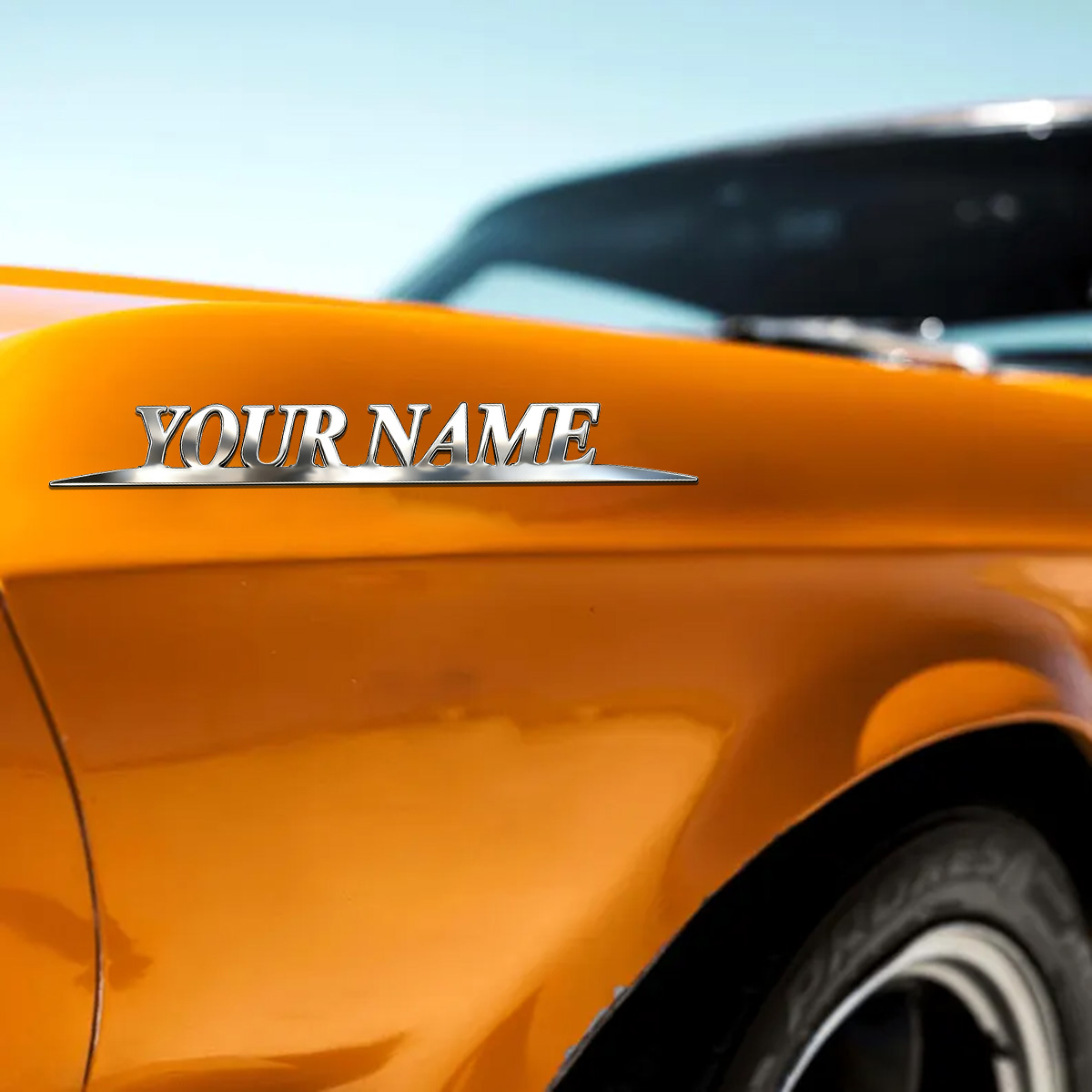 Metaal Trendy UW NAAM Stickers - Car Accessories Gifts recensie en prijs