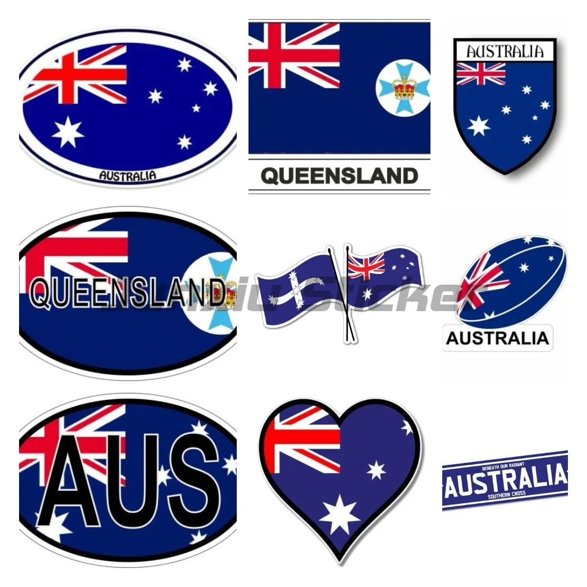 Australië Vinyl Auto Sticker L - Car Accessories Australia recensie en prijs