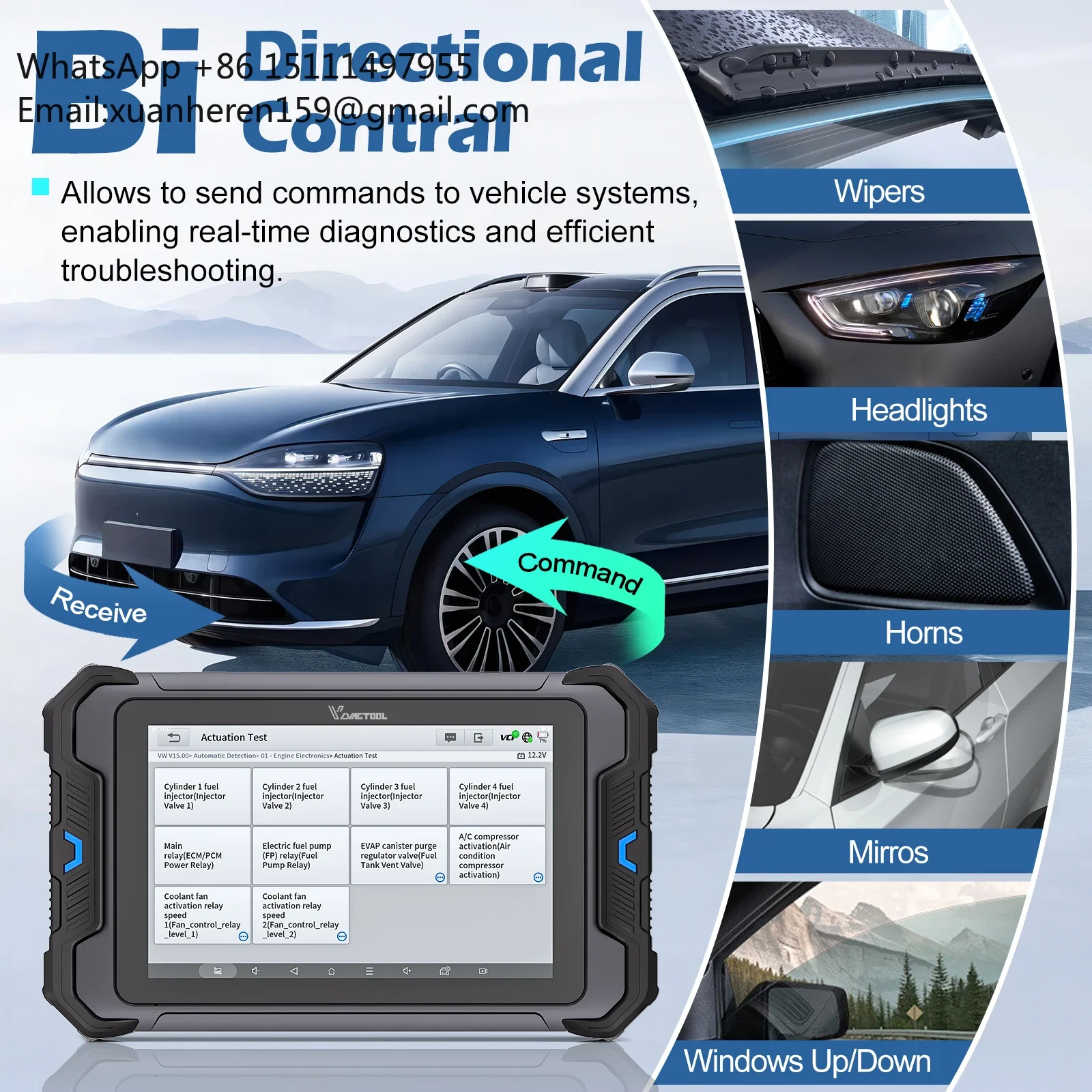 VDIAGTOOL VD80BT 2025 Nieuwe B - Obd2 Scanner recensie en prijs
