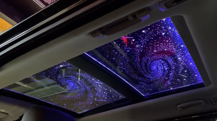 Dubbele dakraam zonnedak sfeer - Led Interior Ambient Light recensie en prijs