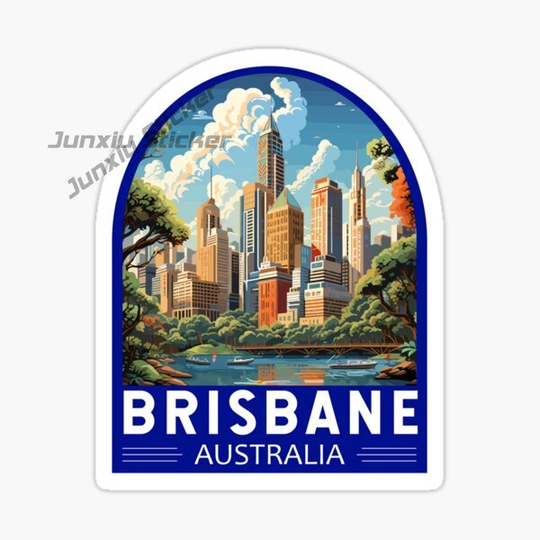 Australië BRISBANE Vlag Vinyl  - Car Accessories Australia recensie en prijs