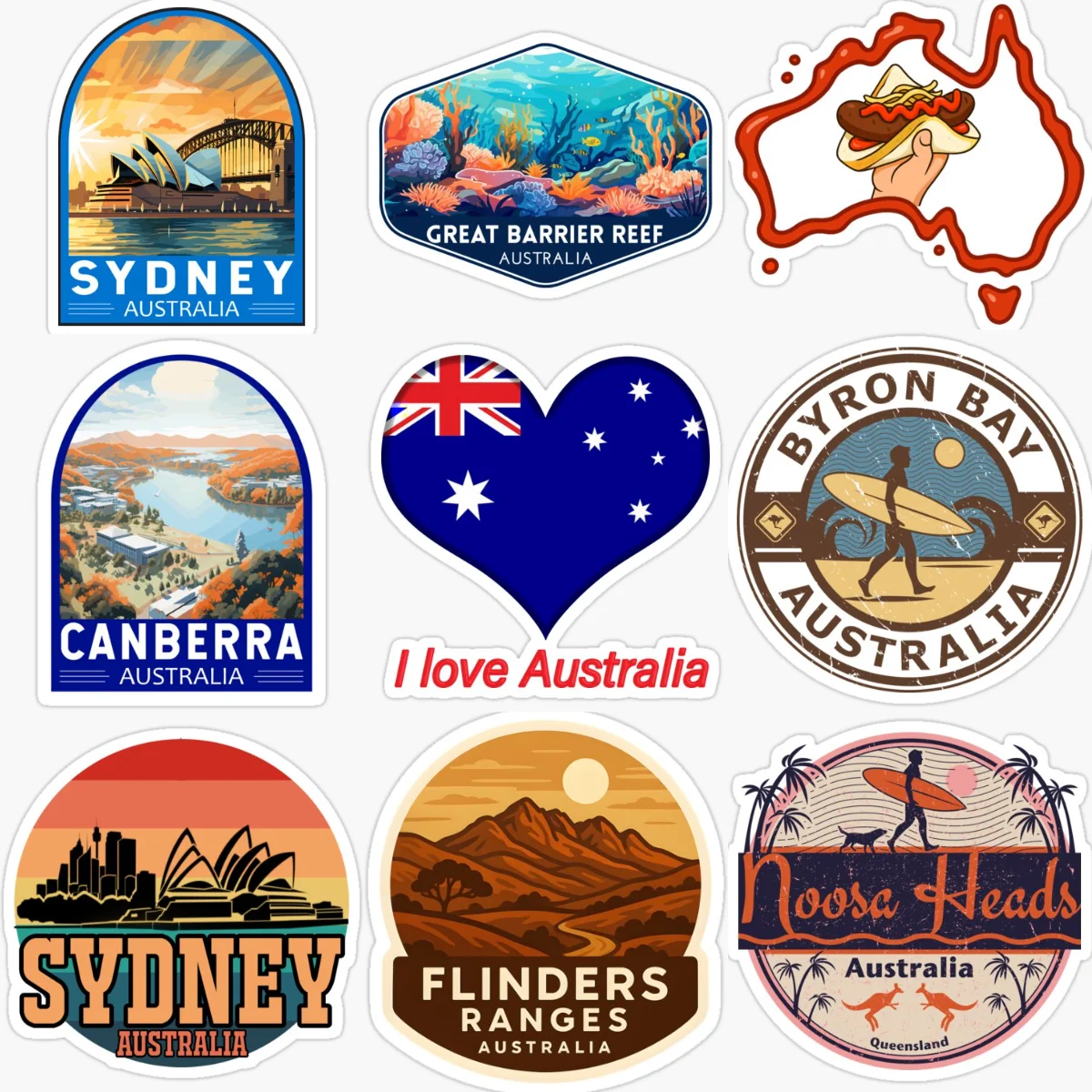 AUS Australië Vlag Kaart Emble - Car Accessories Australia recensie en prijs