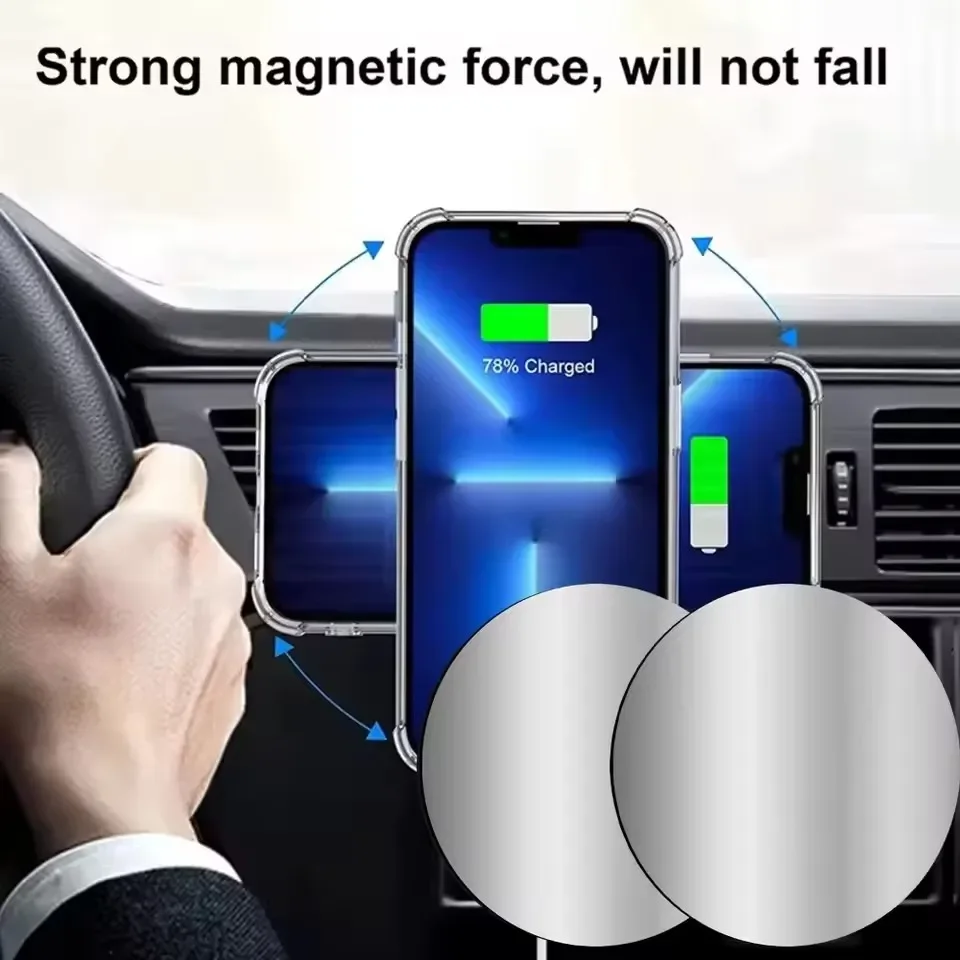 1-5PCS 8CM magnetische metalen - Car Accessories Phone Holder recensie en prijs