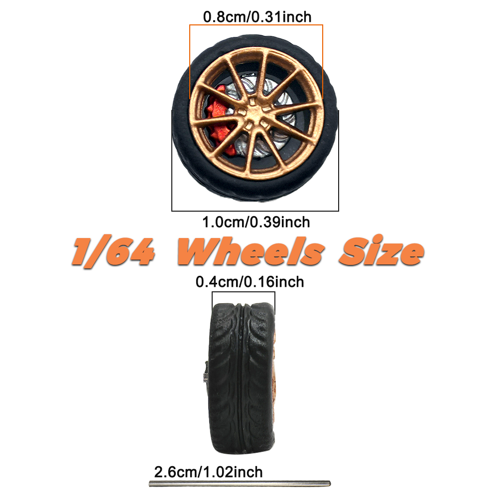 1/64 Model Auto Wielen Banden  - Car Accessories Gifts recensie en prijs
