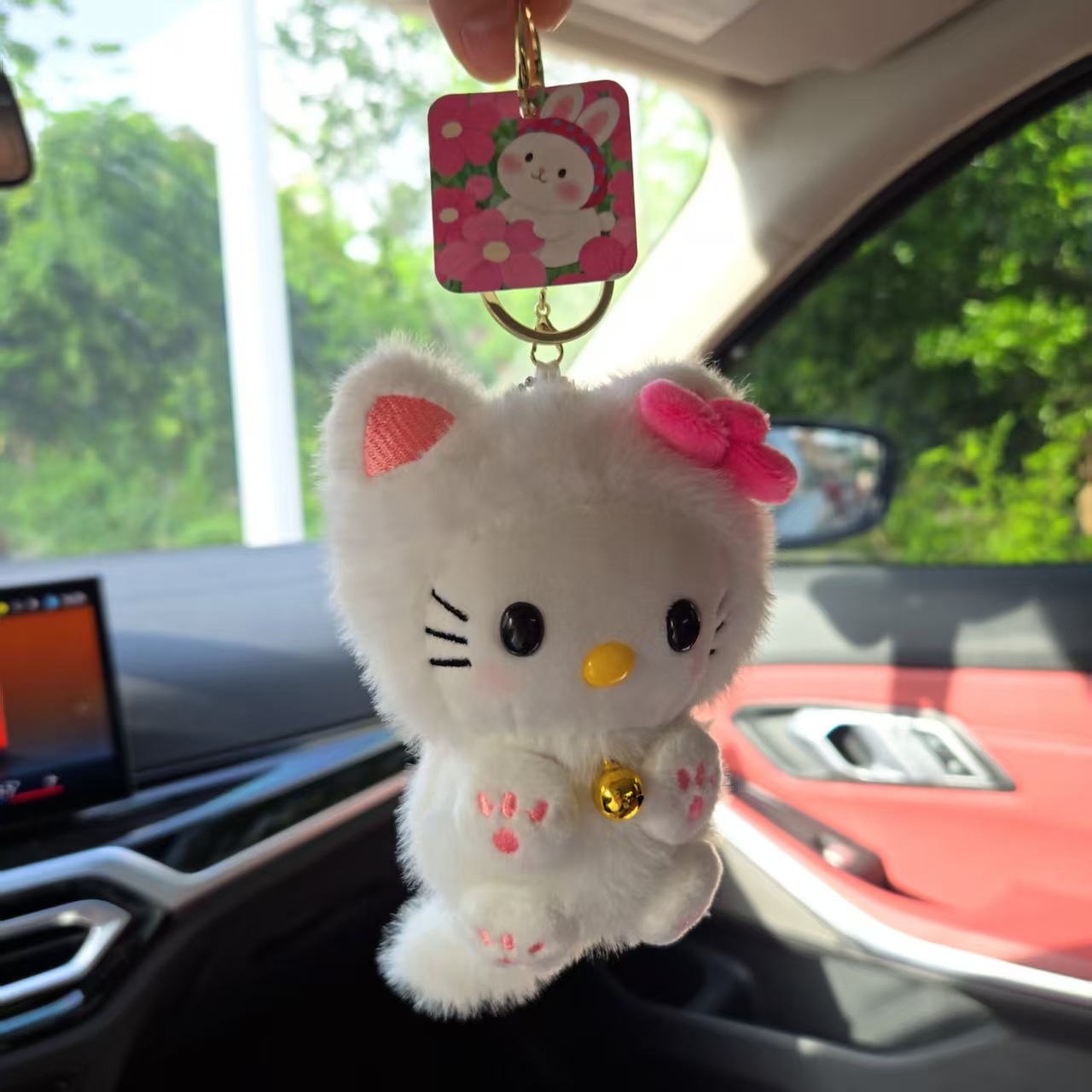 Kawaii HelloKitty Bell Cat han - Car Accessories Papar recensie en prijs