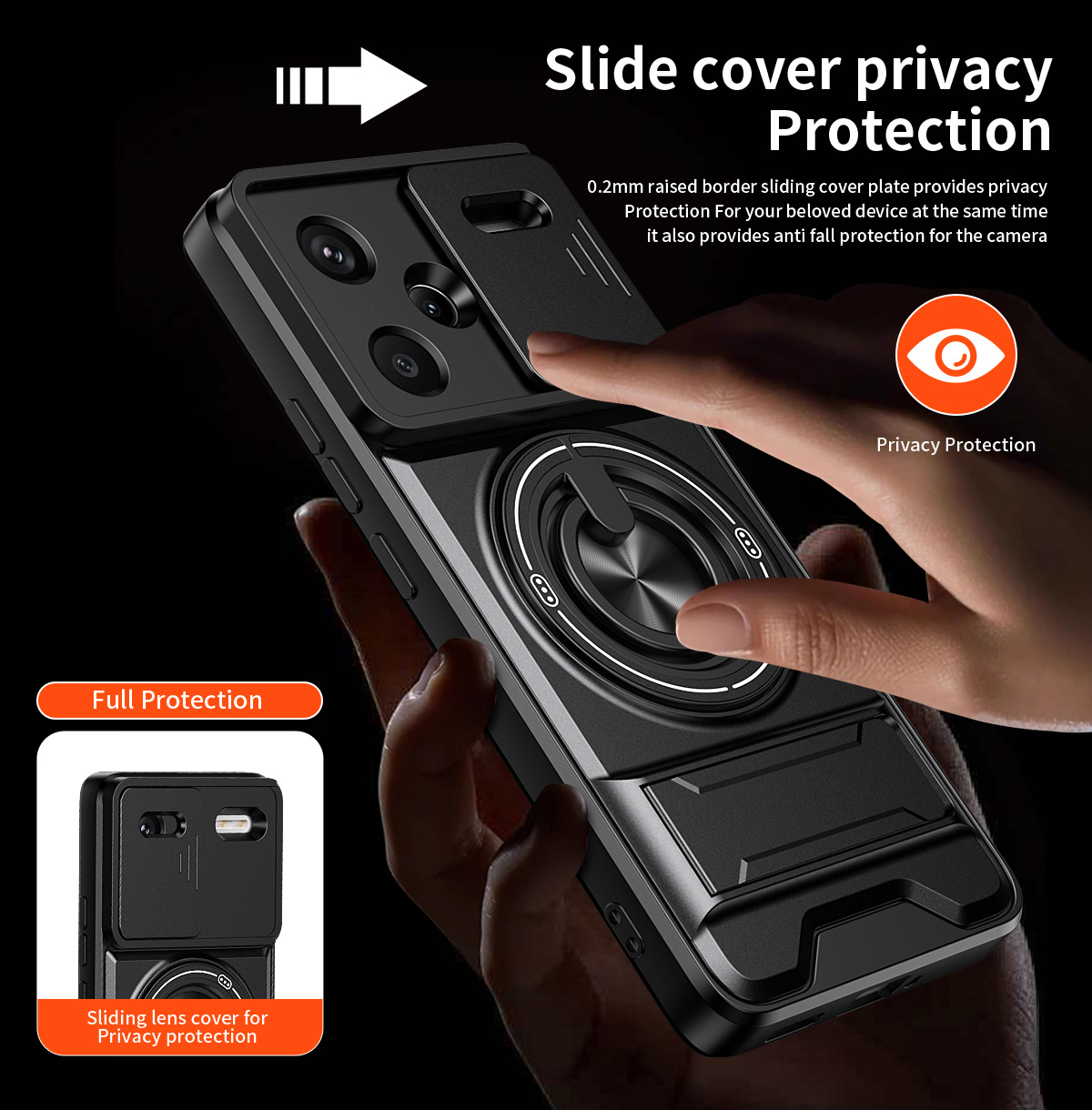 Lens Slide Camera Telefoon Cas - Car Accessories Phone Holder recensie en prijs