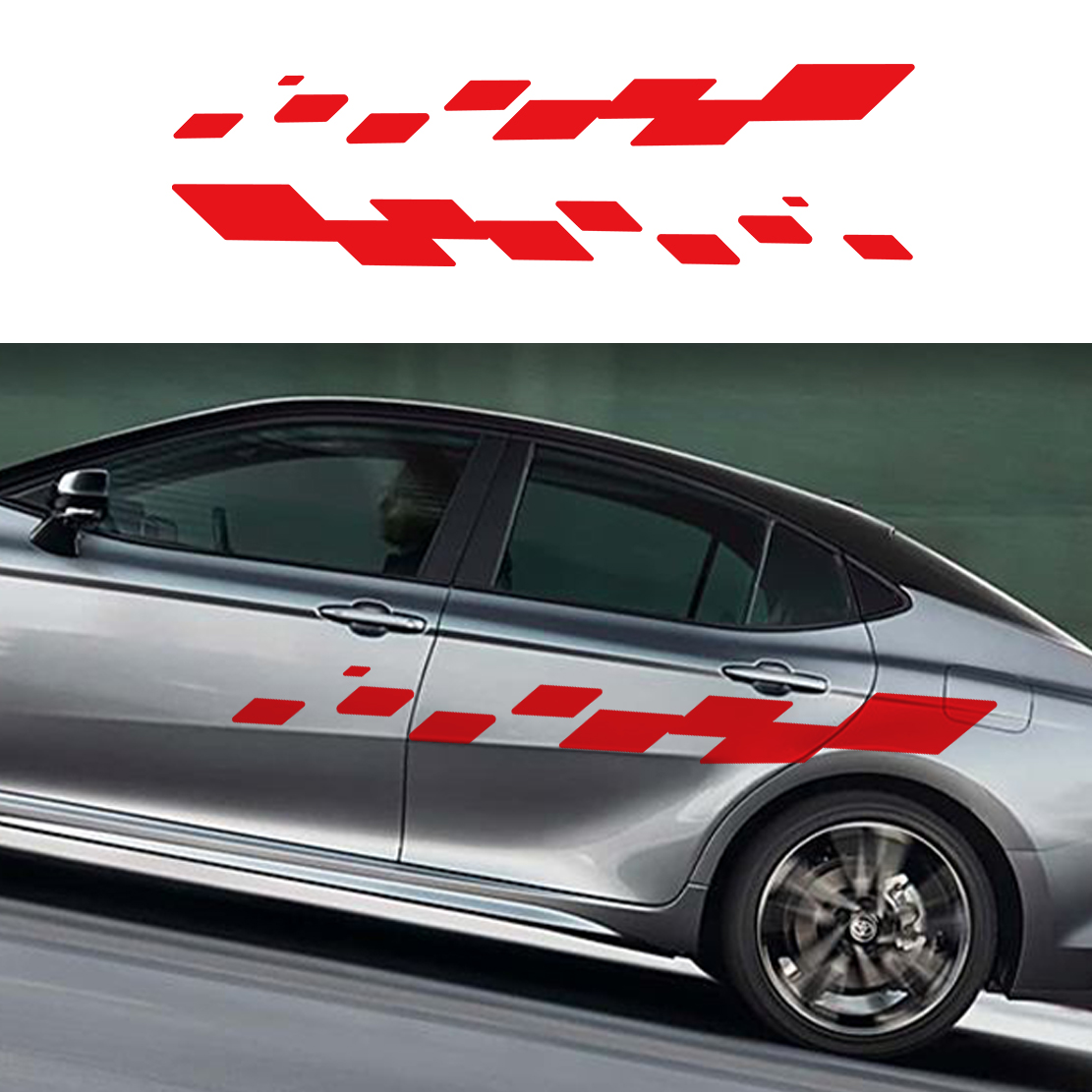 2 stks Autodeur Decals Racing  - Car Accessories Quotes recensie en prijs