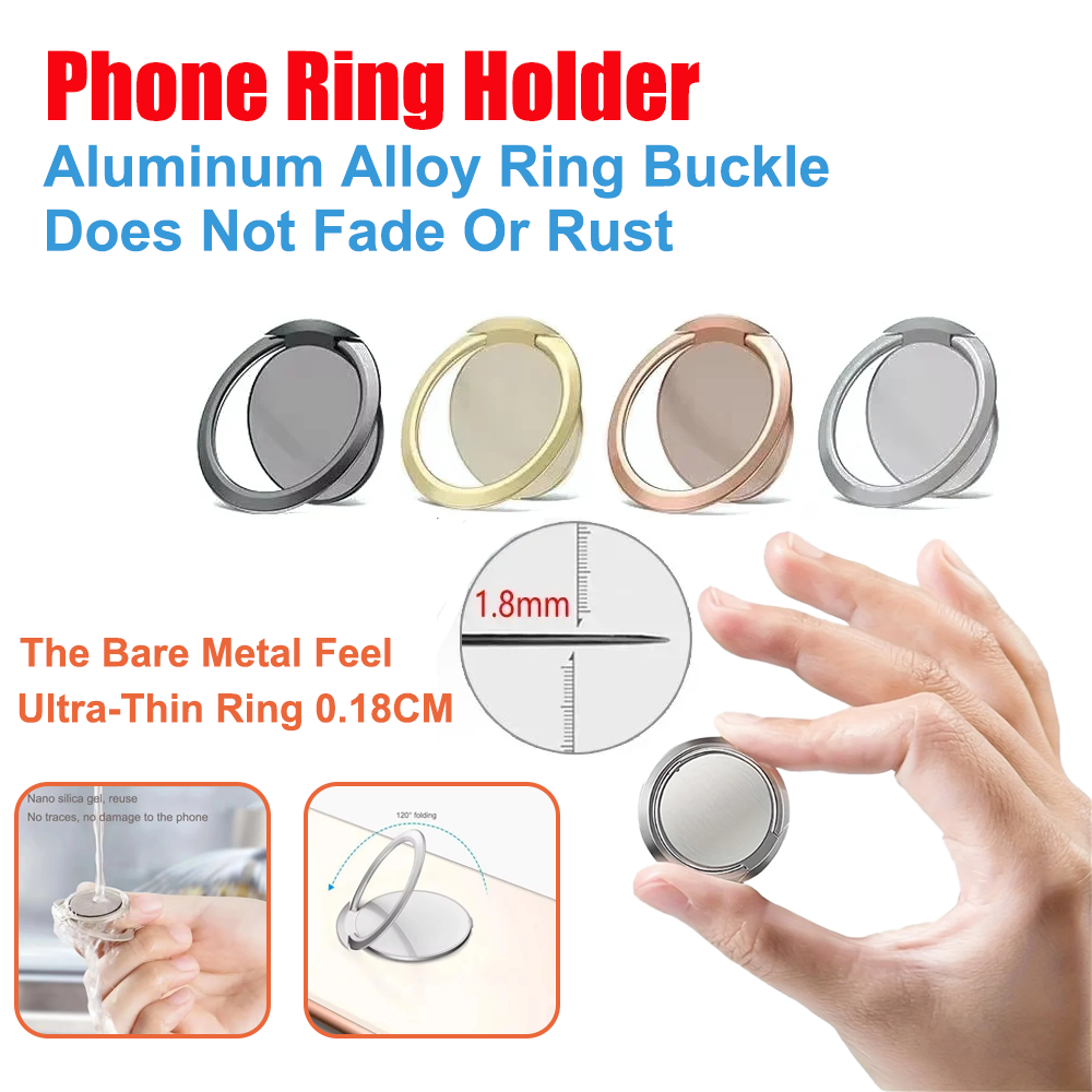 Ultradunne metalen ringhouder  - Car Accessories Phone Holder recensie en prijs