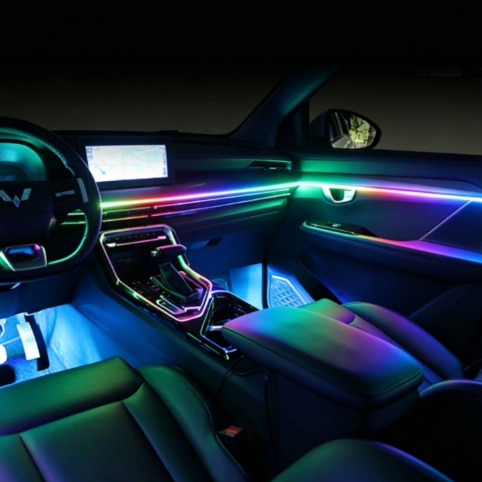 6-delige acryl auto-interieur  - Led Interior Ambient Light recensie en prijs