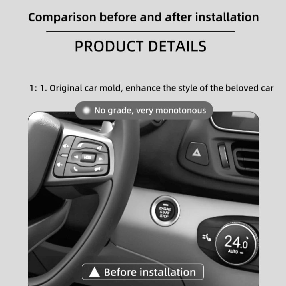 1PC Auto Startknop met één dru - Car Accessories Papar recensie en prijs